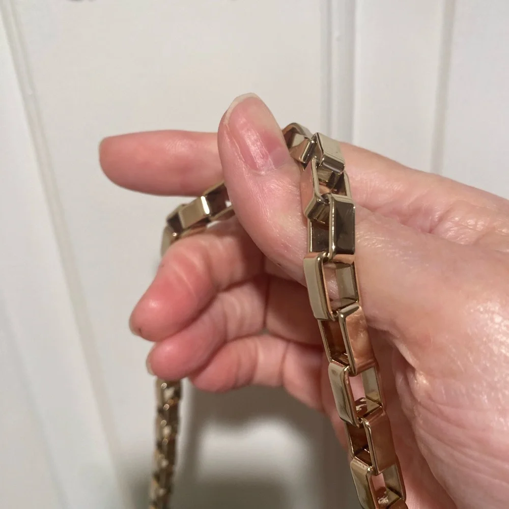 Adorable Kate Spade, New York Turquoise Studded Chain Bag - Picture 4 of 8
